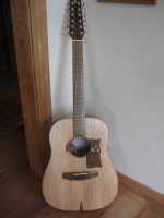 Dreadnought 12 string - Koru series 100% New Zealand Native wood - No. 102 - Click to view all images in the photo album No Image