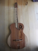 Jumbo 2 - Koru Series 100% NZ Native Wood - No. 121 - 12 fret - Click to view all images in the photo album No Image