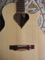 Spruce top guitar