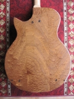 Figured mahogany back