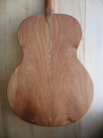 Book matched Totara back Book matched Totara back